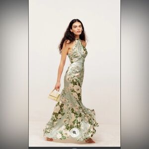 Reformation Veria Silk Dress